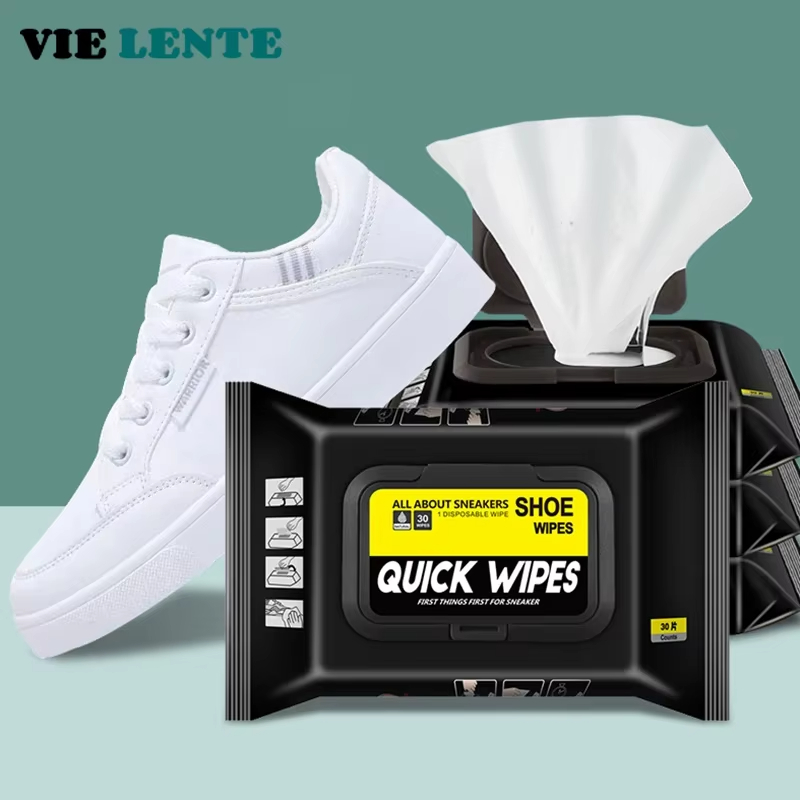 Disposable 12Pcs/30Pcs Shoes C - Sneaker Care Wipes 评论和价格
