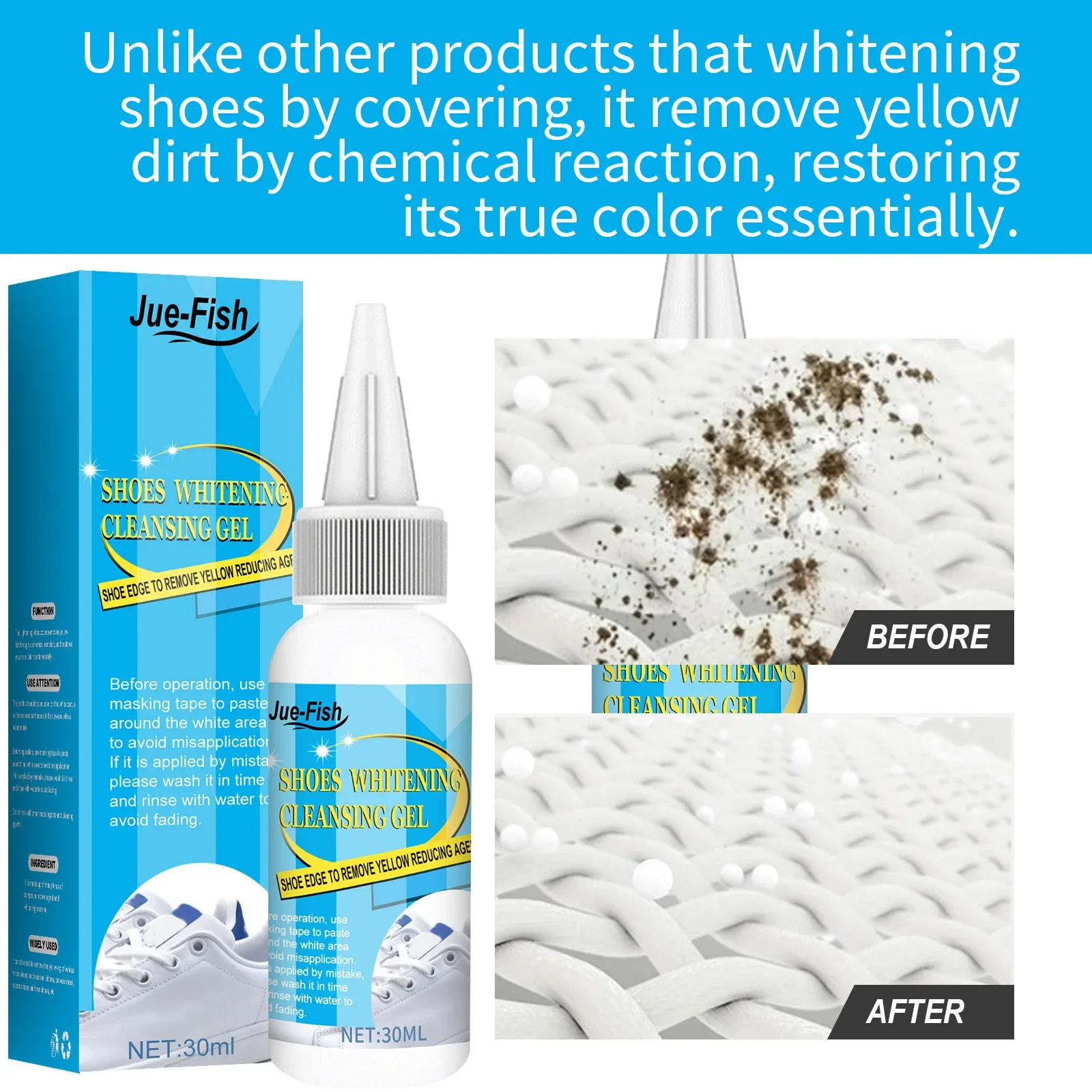 White Shoes Cleaning Gel Stain - Sneaker Care Kit 评论和价格