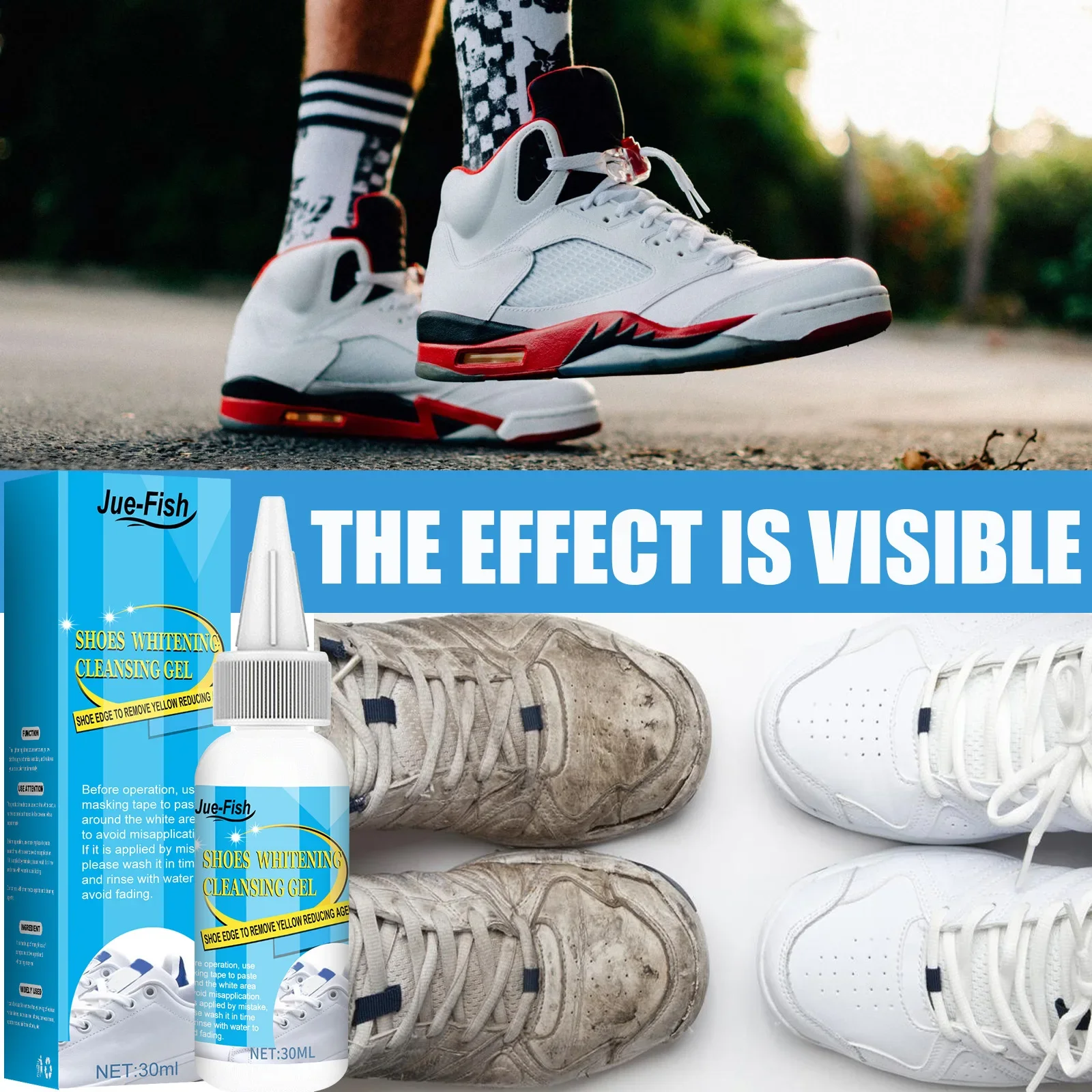 White Shoes Cleaning Gel Stain - Sneaker Care Kit 评论和价格